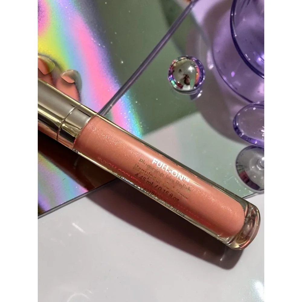 Buxom - Full-On Plumping Lip Polish - Shade: White Russian Sparkle - *NIB*